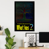 何が…木のポスターブック非韻 ポスター (ホームオフィス)