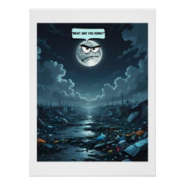 何してるの？月もしが語った ポスター