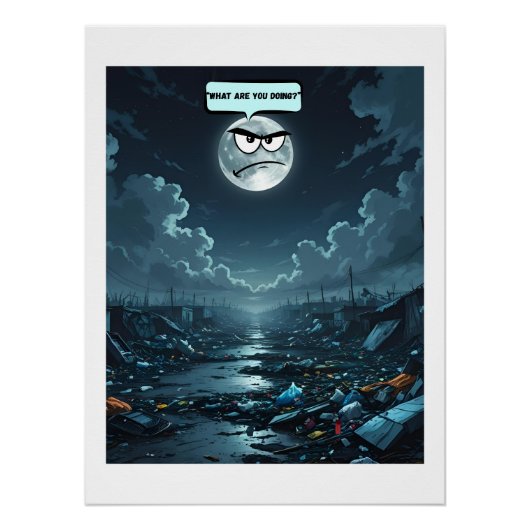 何してるの？月もしが語った ポスター (正面)