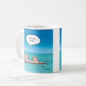 何してる?難破船の漫画 コーヒーマグカップ (正面左)