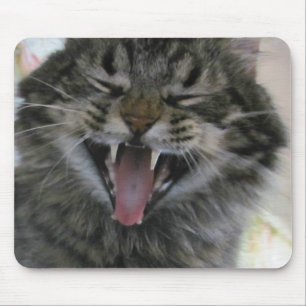 何だおもしろいよ?私はあなたは猫ではない マウスパッド