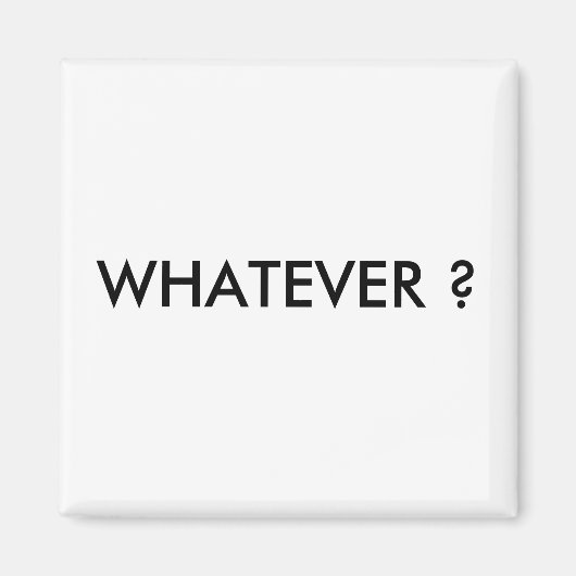 何だって？ マグネット (正面)