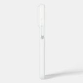 「。..何だって?」 愛らしい混乱した漫画の子犬 Case-Mate iPhoneケース (裏面 / 左)