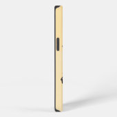 「。..何だって?」 愛らしい混乱した漫画の子犬 iPhoneケース (右側面)