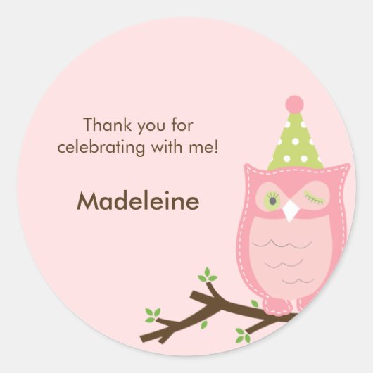 何だと思う?お気に入りステッカーまたは封筒用シール ラウンドシール (正面)