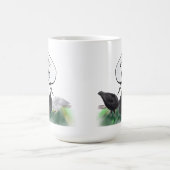 何だと思う？チキンお尻スタイル化チキン&ジョーク コーヒーマグカップ (中央)