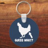 何だと思う?チキンお尻 キーホルダー (正面)