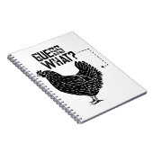 何だと思う？チキンお尻! ノートブック (右側)