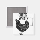 何だと思う?チキンお尻! マグネット (正面/裏面)