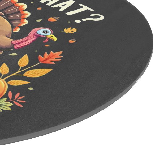 何だと思う?トルコお尻感謝祭おもしろい カッティングボード (角)