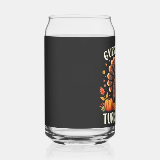 何だと思う?トルコお尻感謝祭おもしろい ガラス缶 (右)