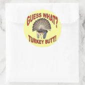 何だと思う?トルコお尻!シール ラウンドシール (バッグ)