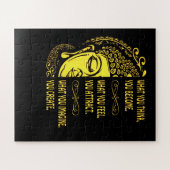 何だ考え。君は来る。何を引感じき付ける ジグソーパズル (横)