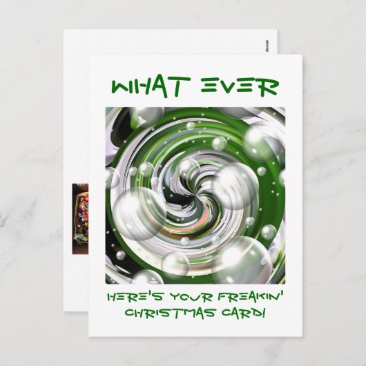 何だ!クリスマスカード シーズンポストカード (正面/裏面)