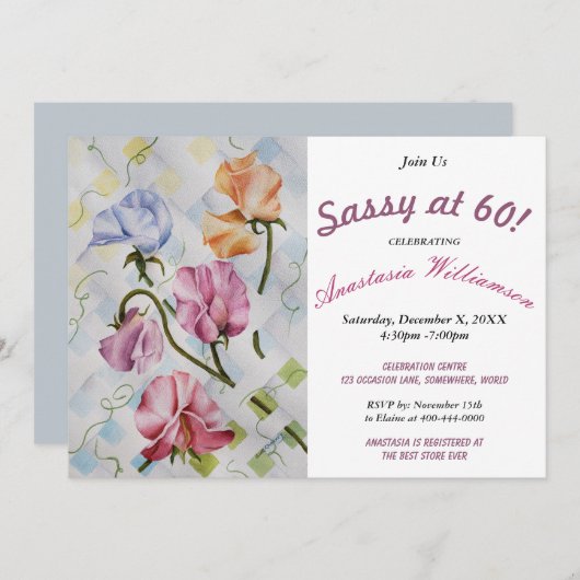 何だ？パーティの招待状 招待状 (正面/裏面)