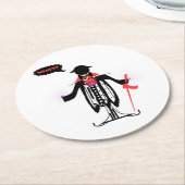 何だ？マン紙コースター ラウンドペーパーコースター (アングル)