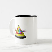 何だ？質問 ツートーンマグカップ (正面左)