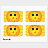 何だ! 長方形シール (シート)