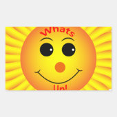 何だ！ 長方形シール (正面)