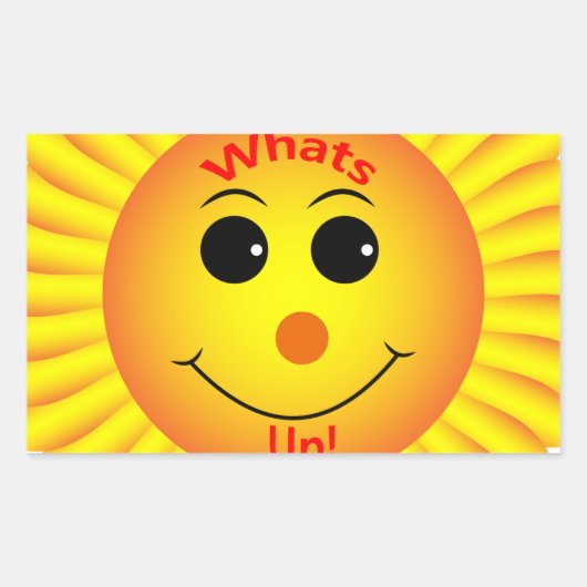 何だ! 長方形シール (正面)