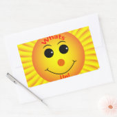 何だ! 長方形シール (封筒)