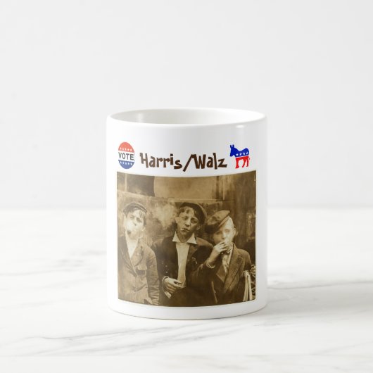 何だ?Vote Harris/Walz Coffee Mug コーヒーマグカップ (中央)