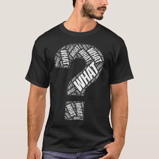 何だ?Word写真 Tシャツ (正面)