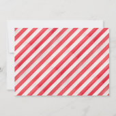 何ておもしろい!1回のクリスマス1歳の誕生日 招待状 (裏面)