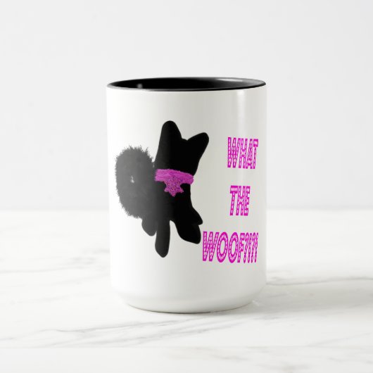 何てワンコ、面白い犬 マグカップ (中央)
