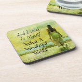 何て素晴らしい世界飲料用コースター コースター (左側)