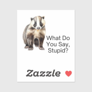 何て言うんだバカ者？カスタムビニールのシール シール