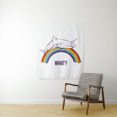 何て言う虹色のサメなの？ タペストリー (インサイチュ)