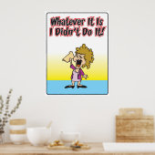 何であれ俺はポスターやらなかった ポスター (キッチン)