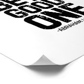 何であれ、良い人になれ、エイブラハム・リンカーン ポスター (角)