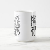 何でまだ私と話してるの？ コーヒーマグカップ (中央)