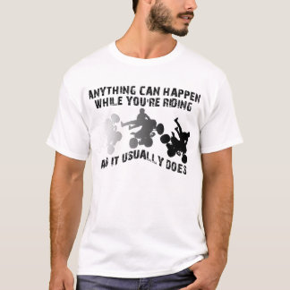 何でもあり得るクアッドATV面白いTシャツ Tシャツ
