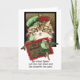 何でもお気に入りのク食べリスマスカード シーズンカード