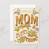 何でもかんでも戦車ママ サンキューカード (正面/裏面)