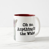 何でもしかしカスタマイズ可能な名前のWidorのマグ ツートーンマグカップ (正面右)