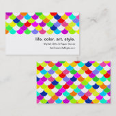 何でもしかし灰色の魚スケール 名刺 (正面/裏面)