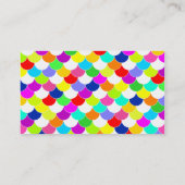 何でもしかし灰色の魚スケール 名刺 (裏面)