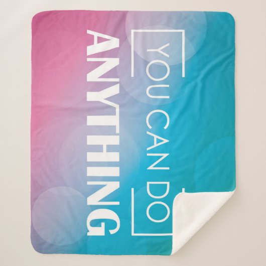 何でもすることができます シェルパブランケット (正面)