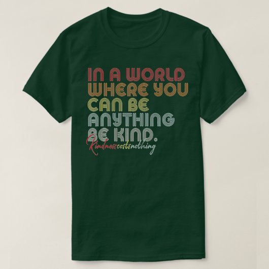 何でもできるレトロで優しい Tシャツ (デザイン正面)