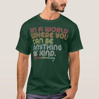 何でもできるレトロで優しい Tシャツ