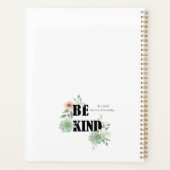 何でもできる世の中では、優しくしなさい プランナー手帳 (裏面)