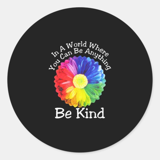 何でもできる世界での統一の日 ラウンドシール (正面)