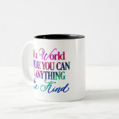 何でもできる世界で ツートーンマグカップ (正面左)