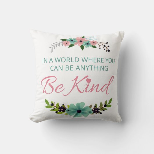 何でもできる世界で…親切である クッション (正面)