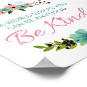 何でもできる世界で…親切である ポスター (角)