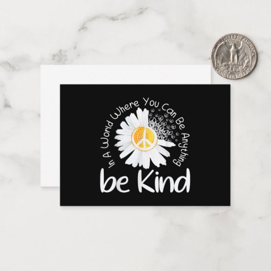 何でもやさしく平和になれる世界で ノートカード (正面/裏面インサイチュ)